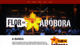What Flordeabobora.com.br website looked like in 2020 (4 years ago)