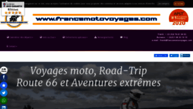 What Francemotovoyages.com website looked like in 2020 (4 years ago)