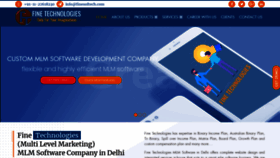 What Finesoftech.com website looked like in 2020 (4 years ago)