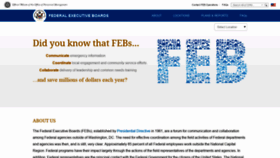 What Feb.gov website looked like in 2020 (4 years ago)