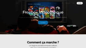 What Freebox-videotheque.com website looked like in 2020 (4 years ago)