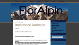 What Floralpin.de website looked like in 2020 (4 years ago)