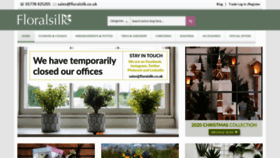 What Floralsilk.com website looked like in 2020 (4 years ago)