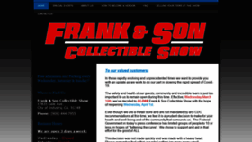 What Frankandsonshow.net website looked like in 2020 (4 years ago)