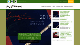 What Fuorirotta.org website looked like in 2020 (5 years ago)