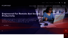 What Fortinet.net website looked like in 2020 (5 years ago)