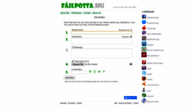 What Fileposta.hu website looked like in 2020 (4 years ago)