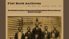 What Flatrockarchives.com website looked like in 2020 (4 years ago)