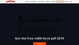 What Form-n-400.pdffiller.com website looked like in 2020 (4 years ago)