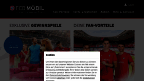 What Fcbayernmobil.de website looked like in 2020 (4 years ago)