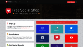 What Freesocialshop.com website looked like in 2020 (4 years ago)