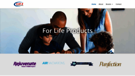 What Forlifeproducts.com website looked like in 2020 (4 years ago)
