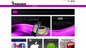 What Freewave.at website looked like in 2020 (5 years ago)