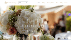 What Frenchriviera-weddings.com website looked like in 2020 (4 years ago)