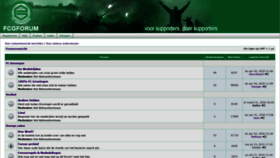 What Fcgforum.nl website looked like in 2020 (4 years ago)