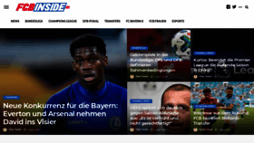 What Fcbinside.de website looked like in 2020 (6 years ago)