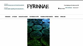 What Fyrinnae.com website looked like in 2020 (4 years ago)