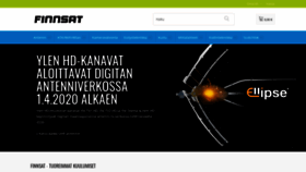 What Finnsat.tv website looked like in 2020 (4 years ago)