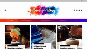 What Fluid-painting.com website looked like in 2020 (4 years ago)