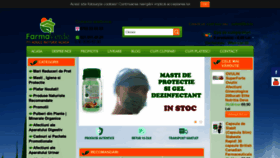 What Farmaverde.ro website looked like in 2020 (4 years ago)