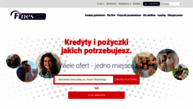 What Fines.pl website looked like in 2020 (4 years ago)
