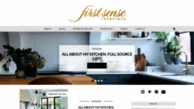 What Firstsenseinteriors.co.uk website looked like in 2020 (4 years ago)