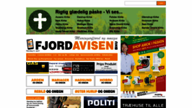 What Fjordavisen.nu website looked like in 2020 (4 years ago)