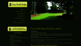 What Frogcreeklodge.com website looked like in 2020 (4 years ago)