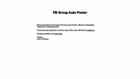 What Fbgroupautoposter.com website looked like in 2020 (4 years ago)