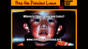 What Freepanchenlama.org website looked like in 2020 (4 years ago)