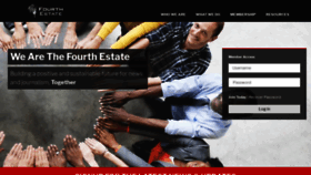 What Fourthestate.org website looked like in 2020 (4 years ago)
