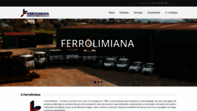 What Ferrolimiana.pt website looked like in 2020 (4 years ago)