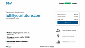 What Fulfillyourfuture.com website looked like in 2020 (4 years ago)