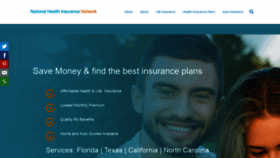 What Floridashealthinsurancenetwork.com website looked like in 2020 (4 years ago)