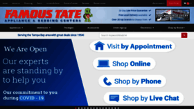 What Famoustate.com website looked like in 2020 (4 years ago)