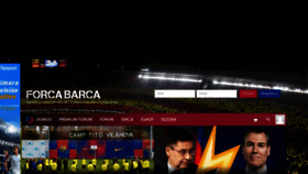 What Forcabarca.cz website looked like in 2020 (4 years ago)