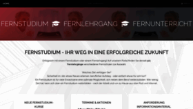 What Fernstudium.school website looked like in 2020 (4 years ago)