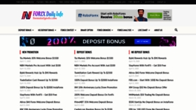 What Forexdailyinfo.com website looked like in 2020 (4 years ago)