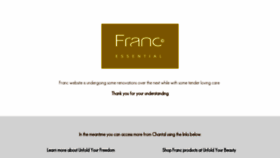 What Franc.com.au website looked like in 2020 (4 years ago)