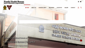 What Fhb.health.gov.lk website looked like in 2020 (4 years ago)