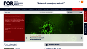 What For.org.pl website looked like in 2020 (4 years ago)