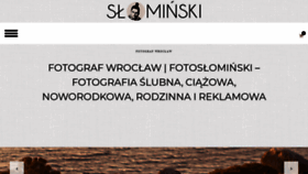 What Fotoslominski.pl website looked like in 2020 (4 years ago)