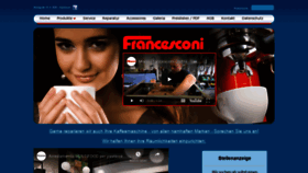What Francesconi.de website looked like in 2020 (4 years ago)