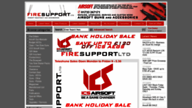 What Fire-support.co.uk website looked like in 2020 (4 years ago)