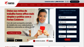 What Fortesinformatica.com.br website looked like in 2020 (4 years ago)