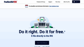 What Freetaxusa.com website looked like in 2020 (4 years ago)