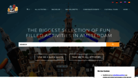 What Funamsterdam.com website looked like in 2020 (4 years ago)