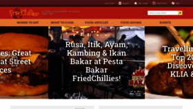 What Friedchillies.com website looked like in 2020 (4 years ago)