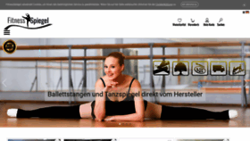 What Fitnessspiegel.de website looked like in 2020 (4 years ago)