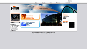 What Ferroli.sg website looked like in 2020 (4 years ago)